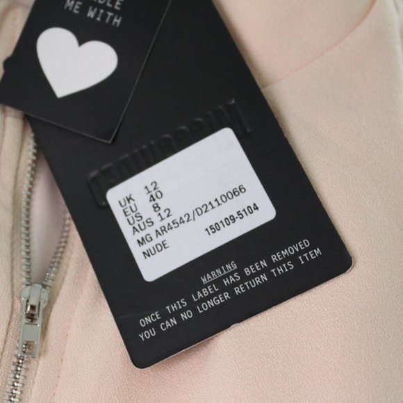 MISSGUIDED Zip Front Mini Dress - Picture 4 of 14